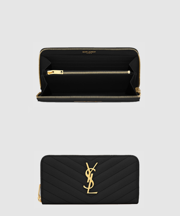[SAINT LAURENT-생로랑]모노그램 지퍼월렛 358094