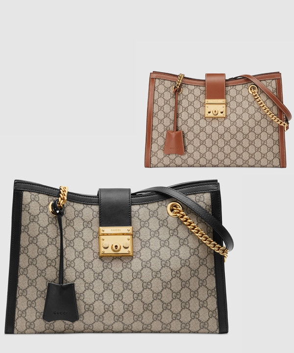 [GUCCI-구찌]패드락 미듐 GG 숄더백 479197