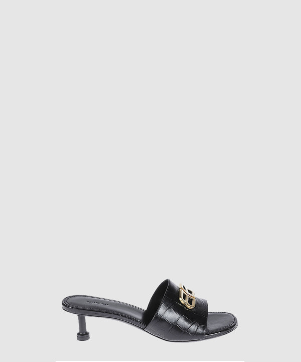 [BALENCIAGA-발렌시아가]크로커 이펙트 레더 샌들 722309