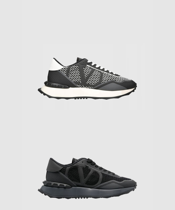 [VALENTINO-발렌티노]브이로고 네트러너 스니커즈
