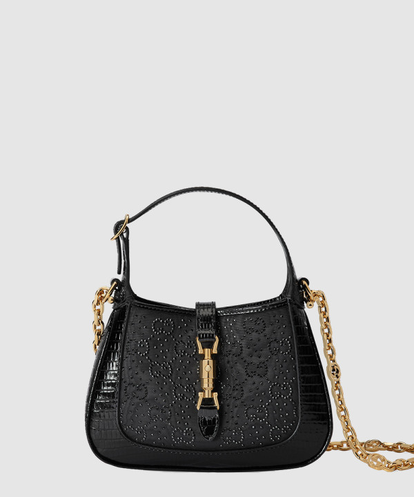 [GUCCI-구찌]재키 1961 GG 크리스탈 미니백 675799