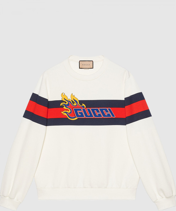 [GUCCI-구찌]프린트 펠트 맨투맨 771474