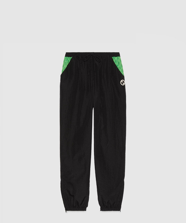 [GUCCI-구찌]라운드 인터로킹 G 나일론 팬츠 756633