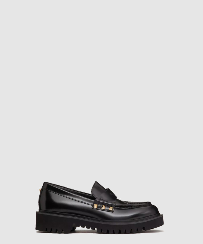 레플리카|이미테이션 valentino-발렌티노락스터드-송아지-가죽-로퍼