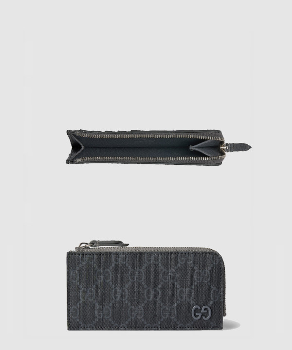 [GUCCI-구찌]GG 디테일 GG 지퍼 카드 케이스 795233
