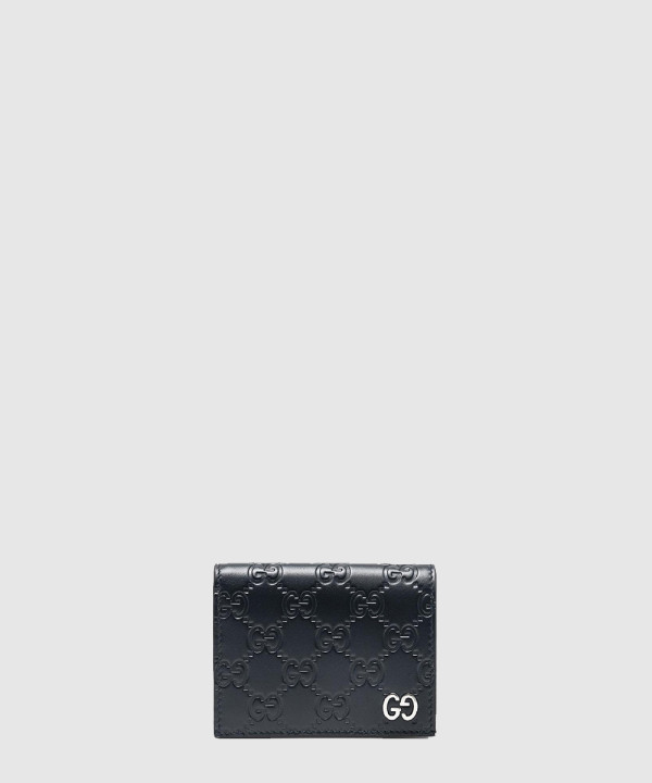[GUCCI-구찌]가죽 더블 G 폴딩 반지갑 522896