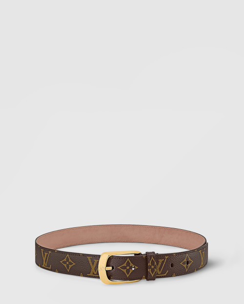 [LOUIS VUITTON-루이비통]골드 버클 엘립스 모노그램 벨트 M6919U