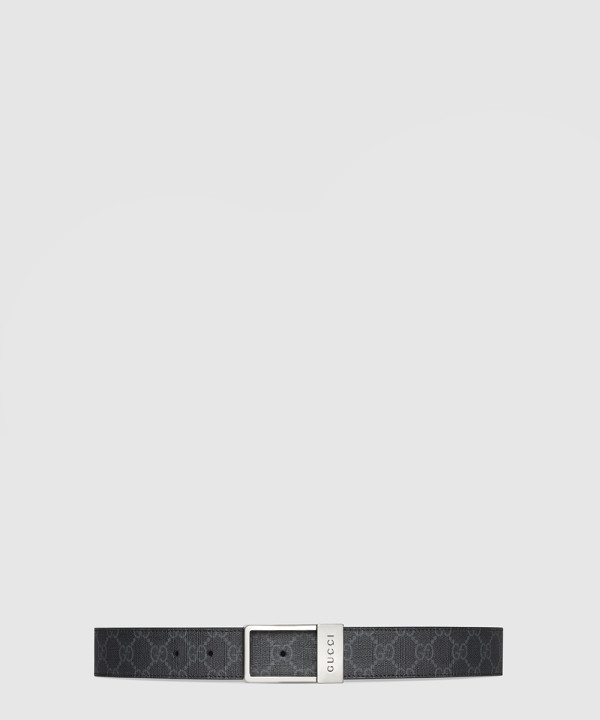 [GUCCI-구찌]직사각형 버클 GG 벨트 722370
