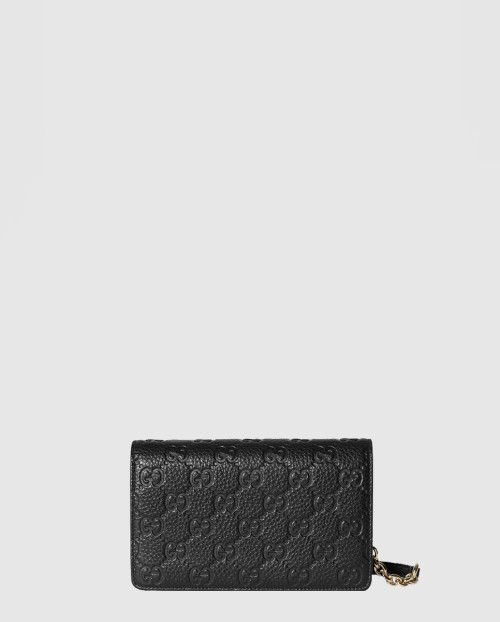 [GUCCI-구찌]GG 엠블렘 슈퍼 미니 슐더백 818705