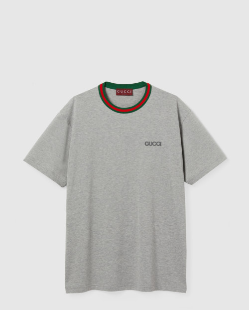 [GUCCI-구찌]웨빙 디테일의 니트 티셔츠 819550