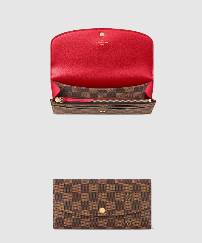 레플리카|이미테이션 louis-vuitton-루이비통에밀리-월릿-다미에-에벤-장지갑-n63544