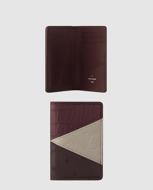 [LOUIS VUITTON-루이비통]악어 가죽 및 낙타 가죽 지갑 M84690