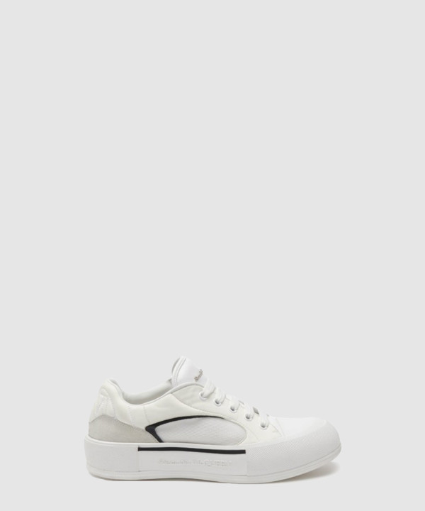 [MCQUEEN-알렉산더맥퀸]스케이트 데크 캔버스 슈즈 777241