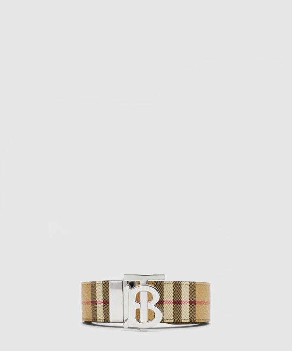 [BURBERRY-버버리]리버시블 체크 TB 벨트 80698531