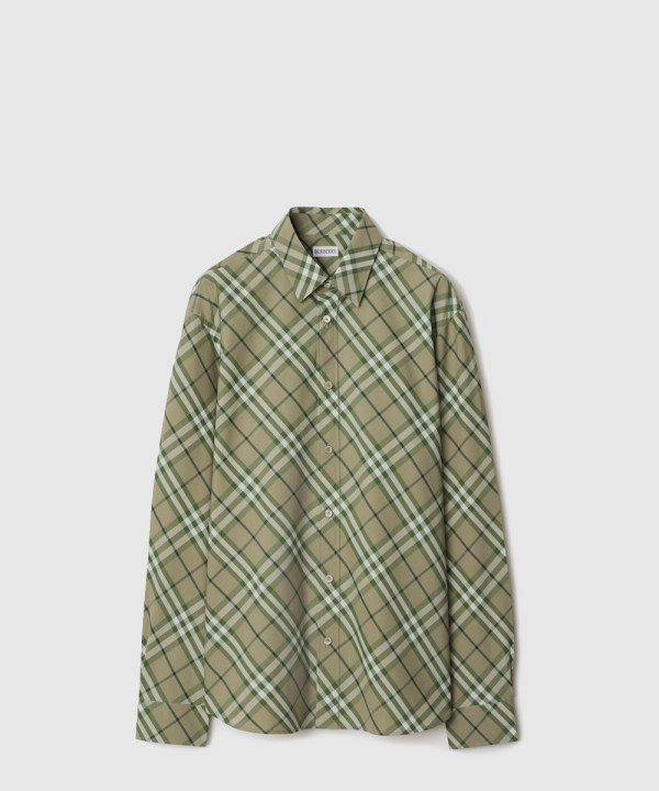 [BURBERRY-버버리]레귤러핏 체크 코튼 셔츠 81093771