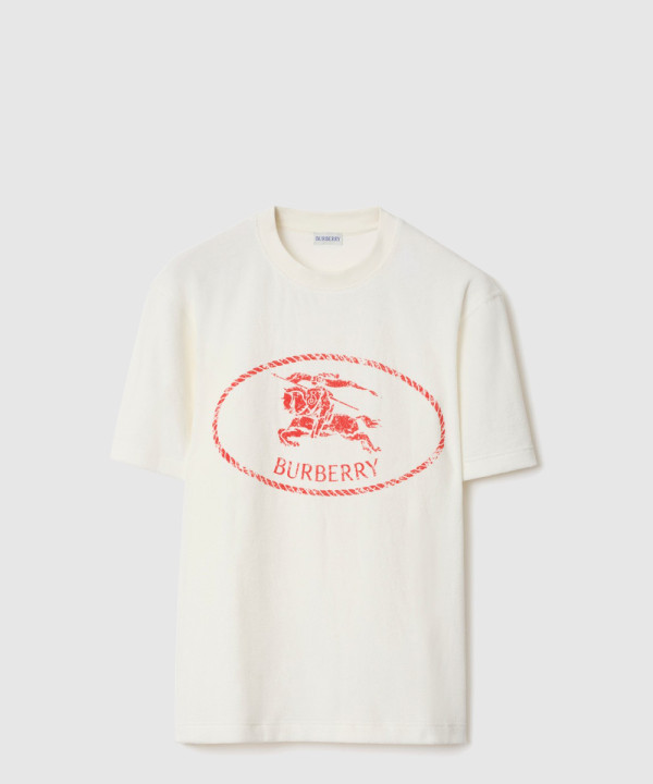[BURBERRY-버버리]나이트 스탬프 코튼 블렌드 티셔츠 81123671