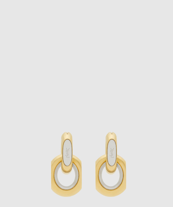 [SAINT LAURENT-생로랑]메탈 소재의 CASSANDRE 듀오 링크 778541