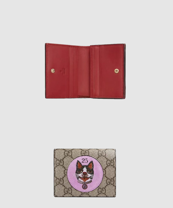 [GUCCI-구찌]GG 슈프림 카드 케이스 지갑 506277