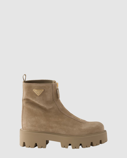 [PRADA-프라다]스웨이드 부티 지퍼 클로저 1T328O